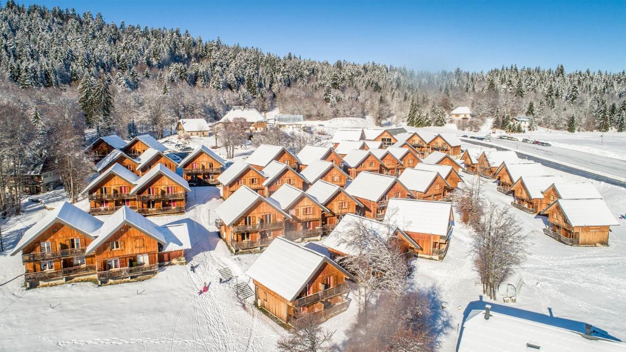 Madame Vacances Les Chalets Du Berger Premium*** La Féclaz Exterior foto